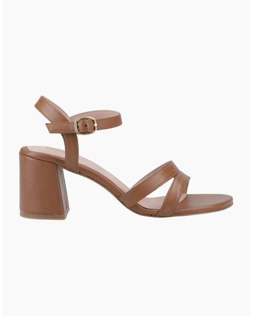 Hush Puppies Brown Nalani Heeled Sandals