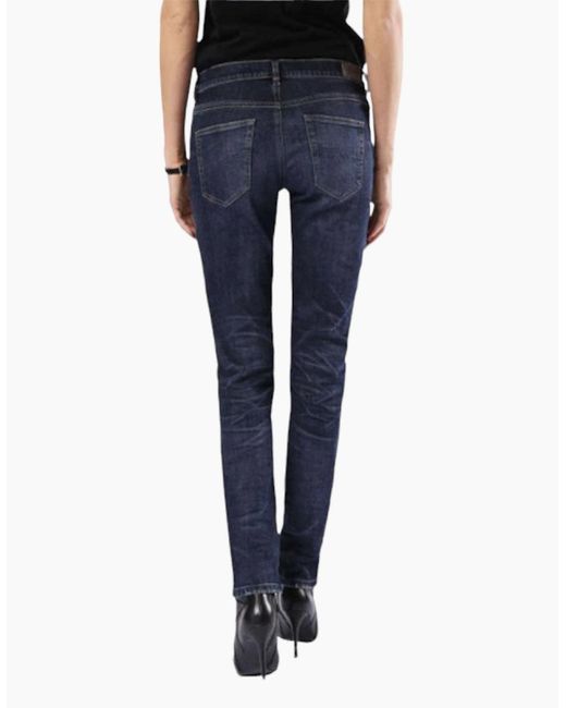 DIESEL Blue Belthy 0854T Jeans Distressed Slim Fit Casual Dark Denim Pant