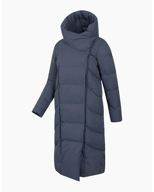 Mountain Warehouse Blue Ladies Extreme Wrap Down Jacket