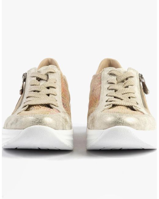 Rieker White N8103-60 Shoes Combination
