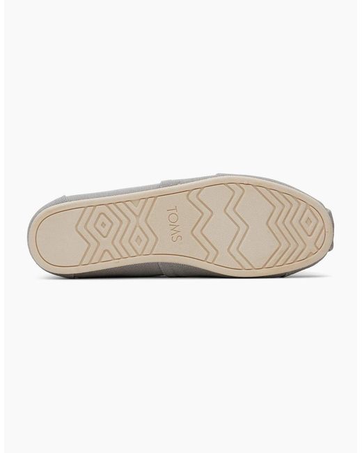 TOMS Gray Alpargata Classic Canvas Shoes for men