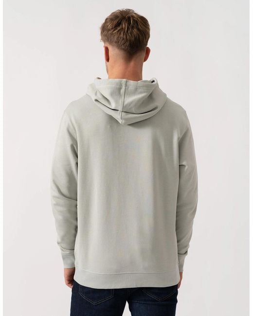 Boss Gray Boss Wetalk Pullover Hoodie With Logo Patch for men