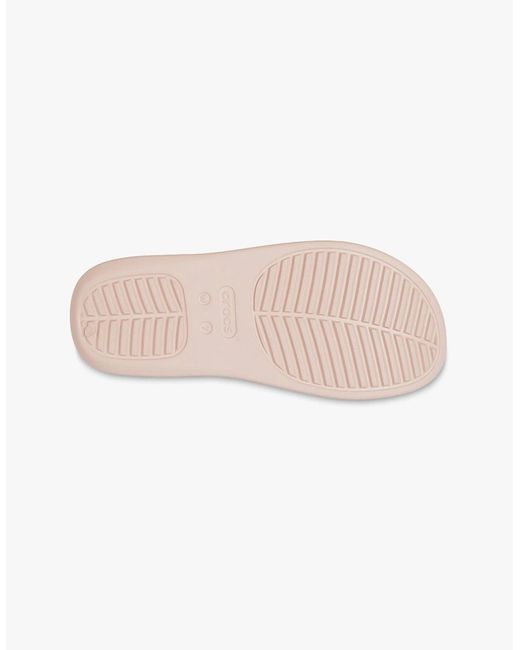 CROCSTM White 209410-6Ur Getaway Platform Flip Flip-Flops Quartz