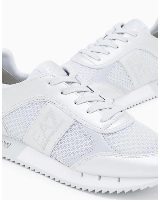 EA7 White Sneaker Trainer for men