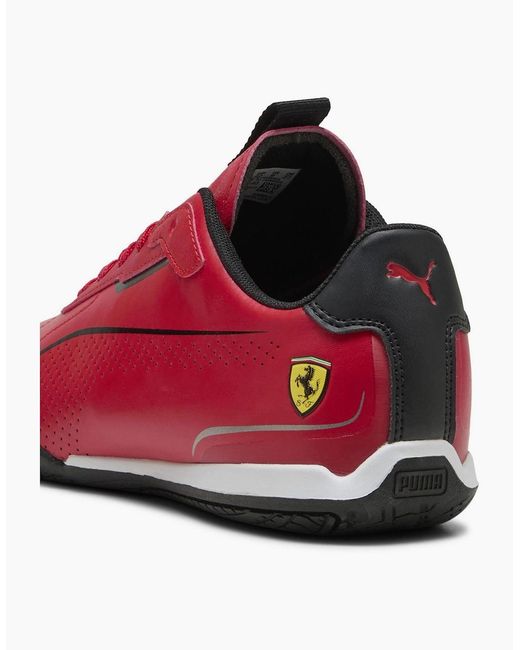 PUMA Red Ferrari Neo Cat 3.0 Low Top Trainers for men