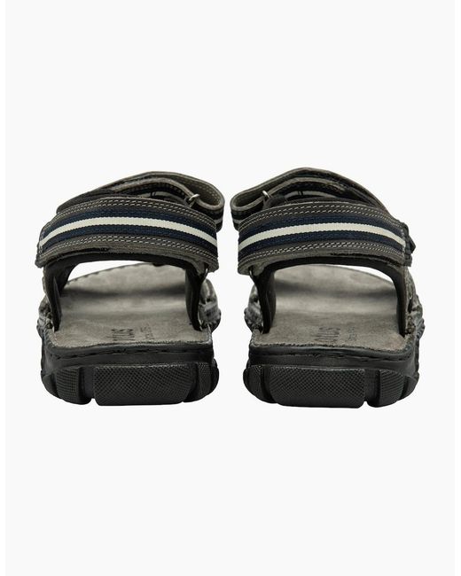 Lotus Black Gus Sandals for men