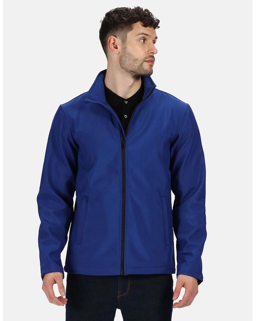 Regatta Blue Standout Ablaze Printable Soft Shell Jacket for men