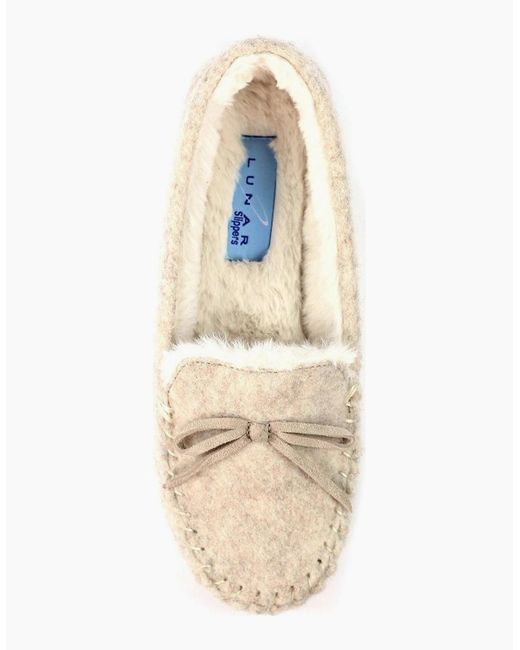 Lunar White Cherish Slippers