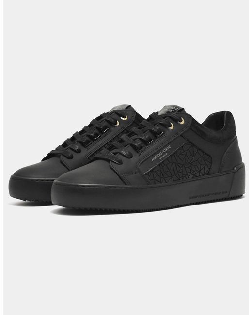 Android Homme Black Venice Rubberised Mosaic Sneaker Trainer for men