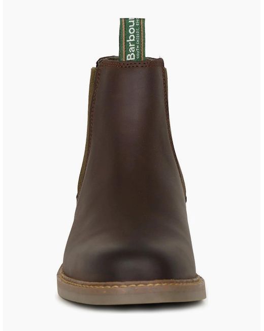 Barbour Brown Farsley Chelsea Boots for men