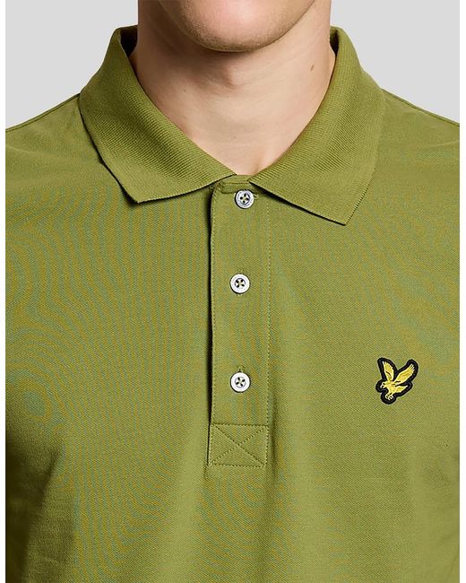 Lyle & Scott Green Cotton Polo Shirt for men