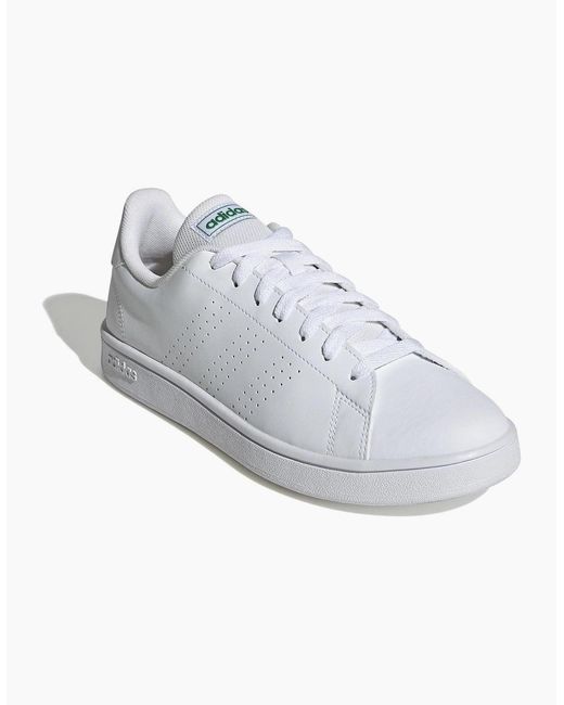 Adidas White Advantage Base Trainers for men