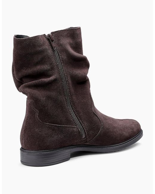 Hotter White Irving Boots