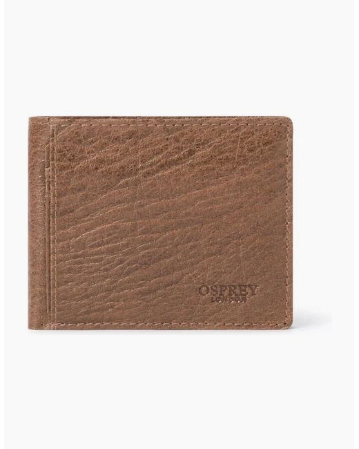 Osprey Brown Billfold Wlt for men