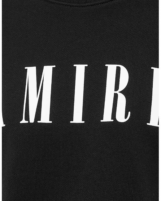 Amiri Black Bold Core Logo Sweatshirt