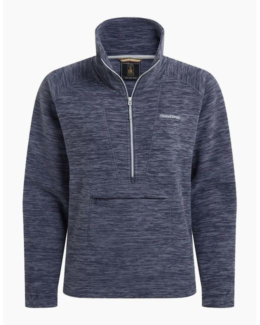 Craghoppers Blue Ladies Esk Ii Half Zip Fleece Top