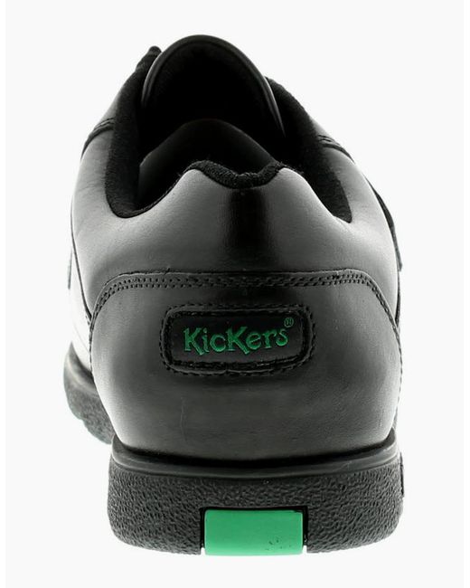 Kickers Black Shoes Work School Fragma Strap 3 Am Leather Uk Size for men