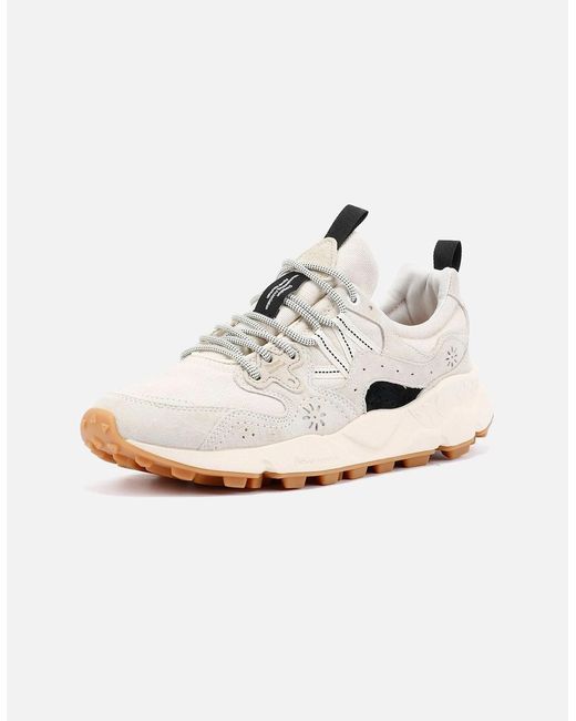 Flower Mountain White Yamano 3 Off Trainers