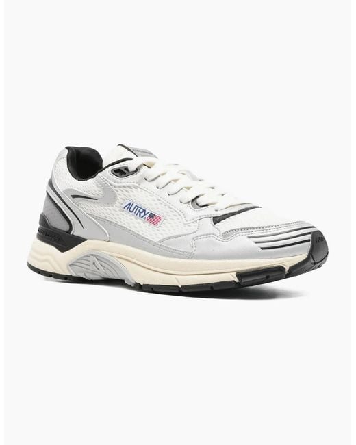Autry White Hyperway Low Mv03 Sneakers for men