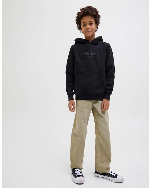 Jack & Jones Black Chris Relaxed Fit Five Pocket Jeans