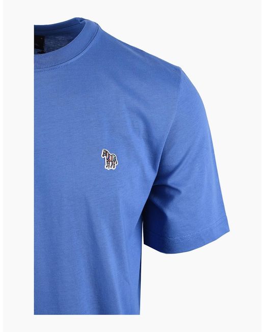 Paul Smith Blue Reg Fit T-Shirt for men