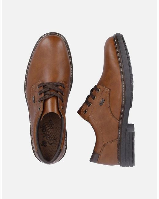 Rieker Brown Shoes 33101-24 Tex for men