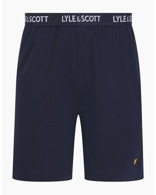 Lyle & Scott Blue Charlie Loungewear Set for men
