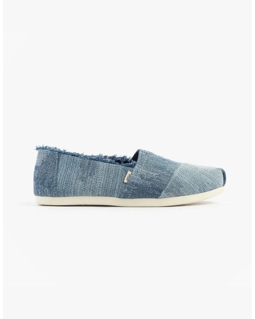 TOMS Blue Alpargata Classic Canvas Denim