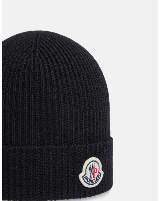 Moncler Blue Archive Logo Hat for men