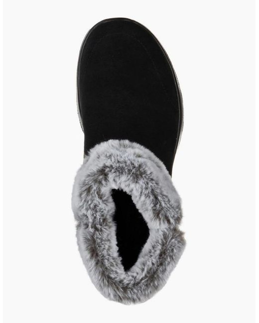 Skechers Black On The Go Joy Savvy Wide Fit Ankle Boots