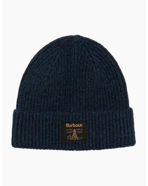 Barbour Black Westerdale Beanie & Scarf Set