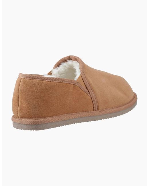 Hush Puppies Brown Aryan Slipper for men