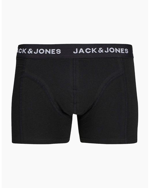 Jack & Jones Black Abstract Trunks for men