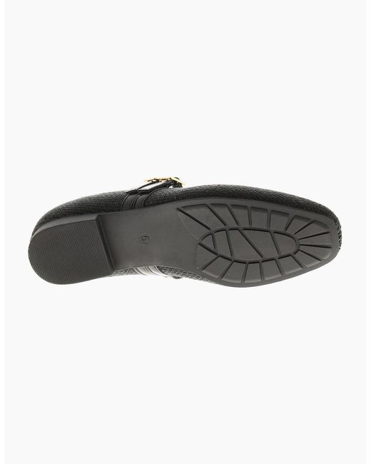 Apache Black Flat Shoes Halima Buckle Uk Size