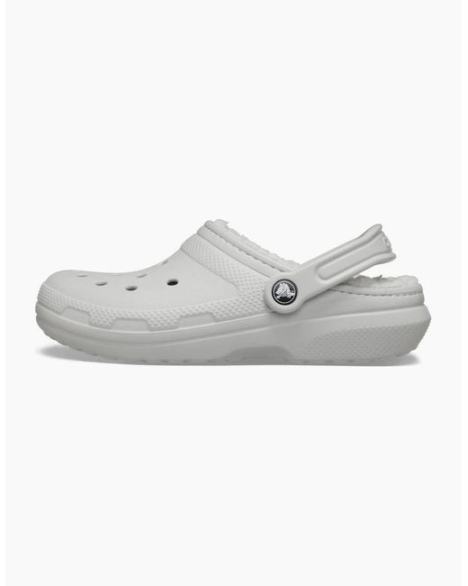 CROCSTM White Classic Lined Clogs for men
