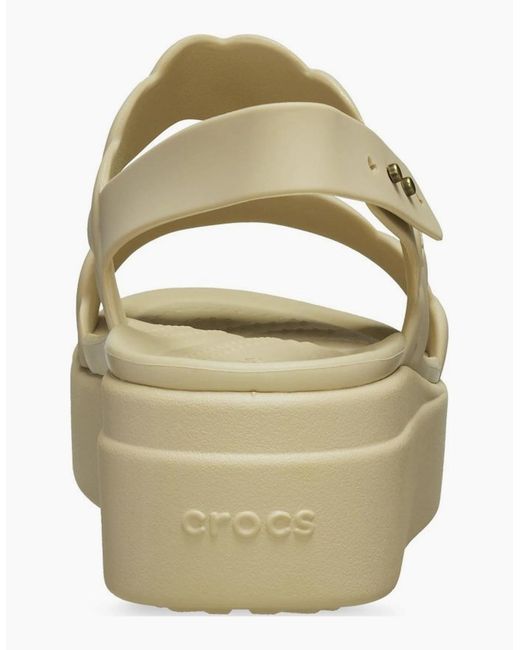 CROCSTM Metallic Brooklyn Woven Synthetic Chai Sandals