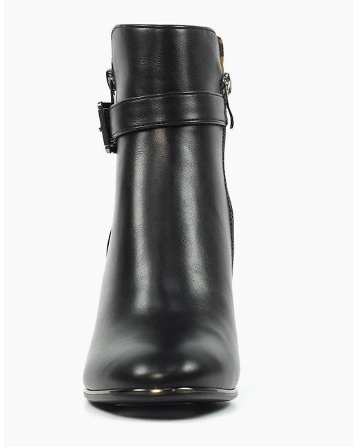 Lunar Black Shaw Ankle Boots