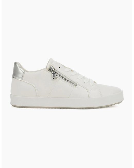 Geox White D Blomiee A Trainers