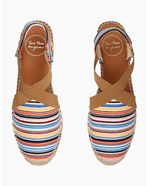Toni Pons White Vinaros Low Wedge Sandals