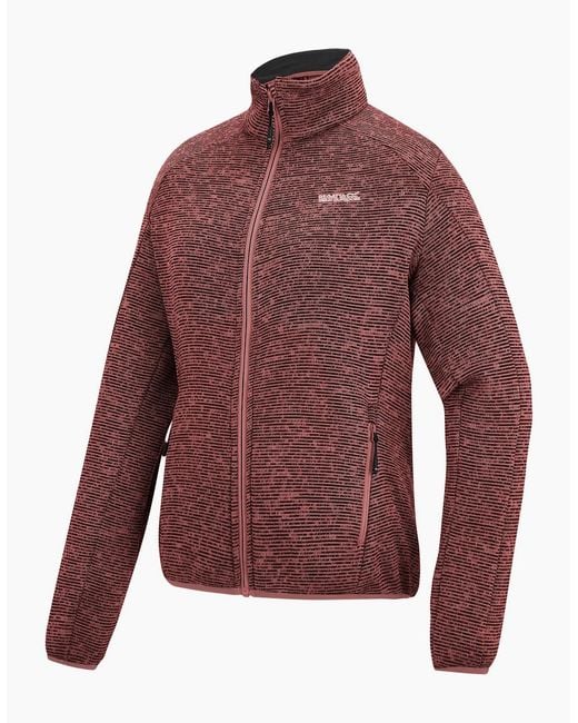 Regatta Red Ladies Newhill Full Zip Fleece Jacket