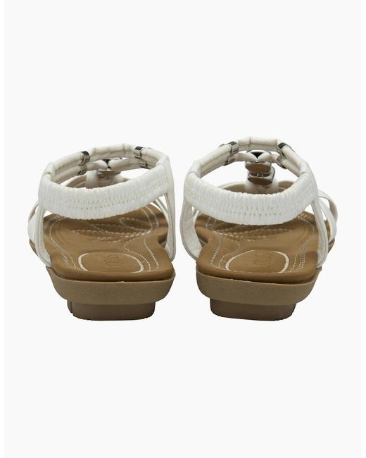 Lotus Metallic Daria Sandals