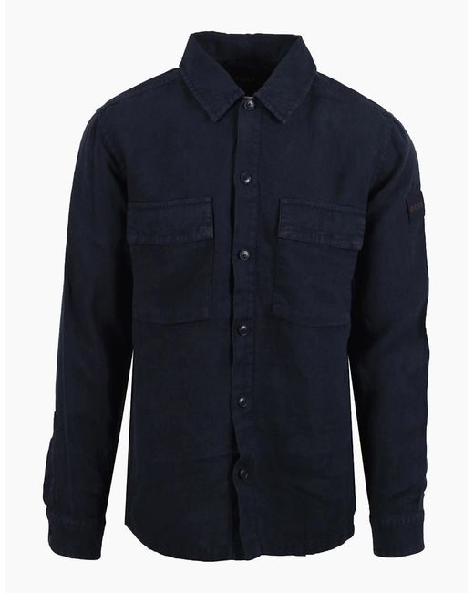 Boss Blue Boss Boss Locky Shirt Dark for men