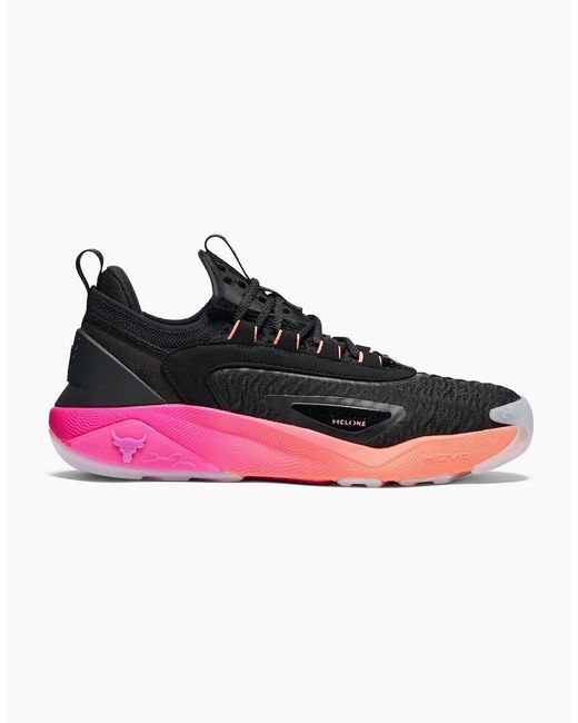 Under Armour Black Ua Project Rock 7 Low Top Training Sneakers for men