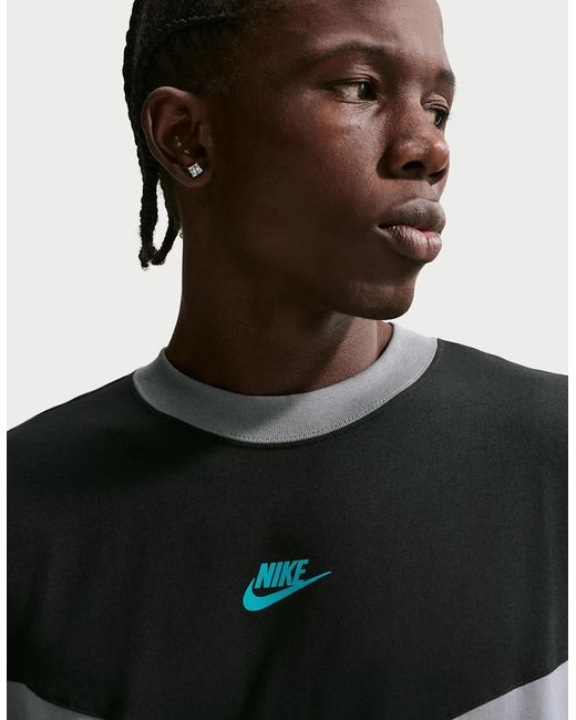 Nike Gray Sportswear T-Shirt/ Logo for men