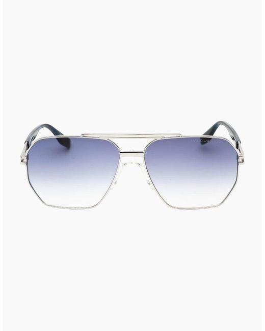 Marc Jacobs Blue Marc Jacob Palladium Lens Sunglasses
