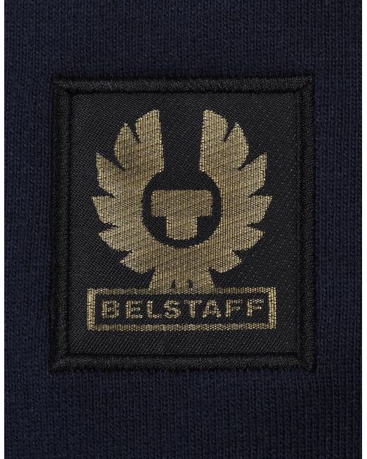 Belstaff Blue Half Zip Sweatshirt Dark Ink for men
