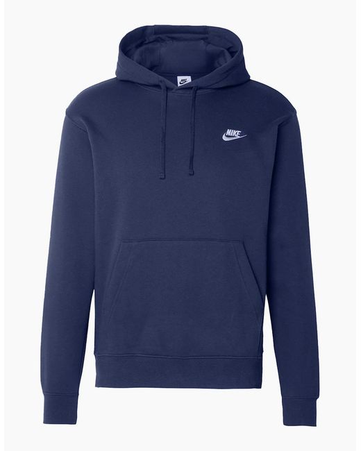 Nike Blue Full Tracksuits Bv2654 Club Tracksuit Pullover Hoodie Fleece Joggers for men