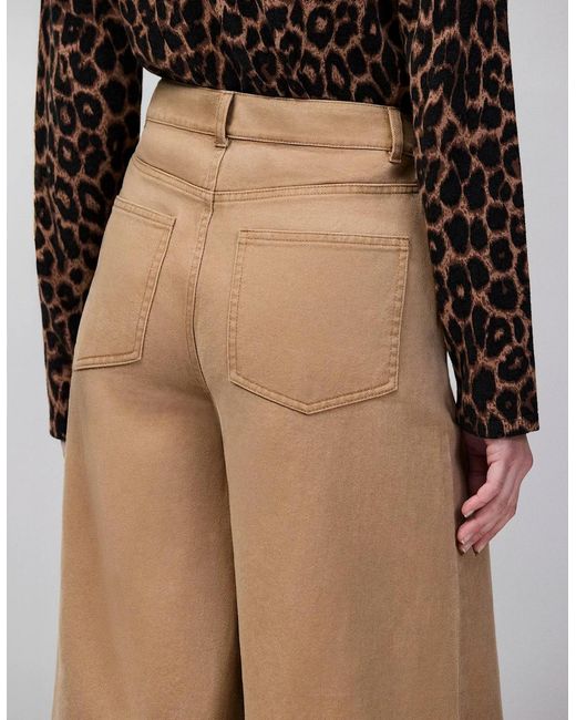 Ro&zo Natural Petite Camel Wide Leg Jeans