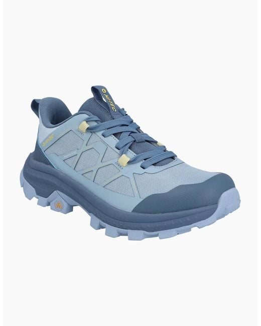 Hi-tec Blue Infuse Low Polyester Fog/Flintstone/Banana Hiking Shoes