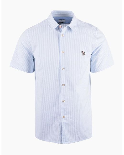 Paul Smith Blue Tailored Fit Shirt for men